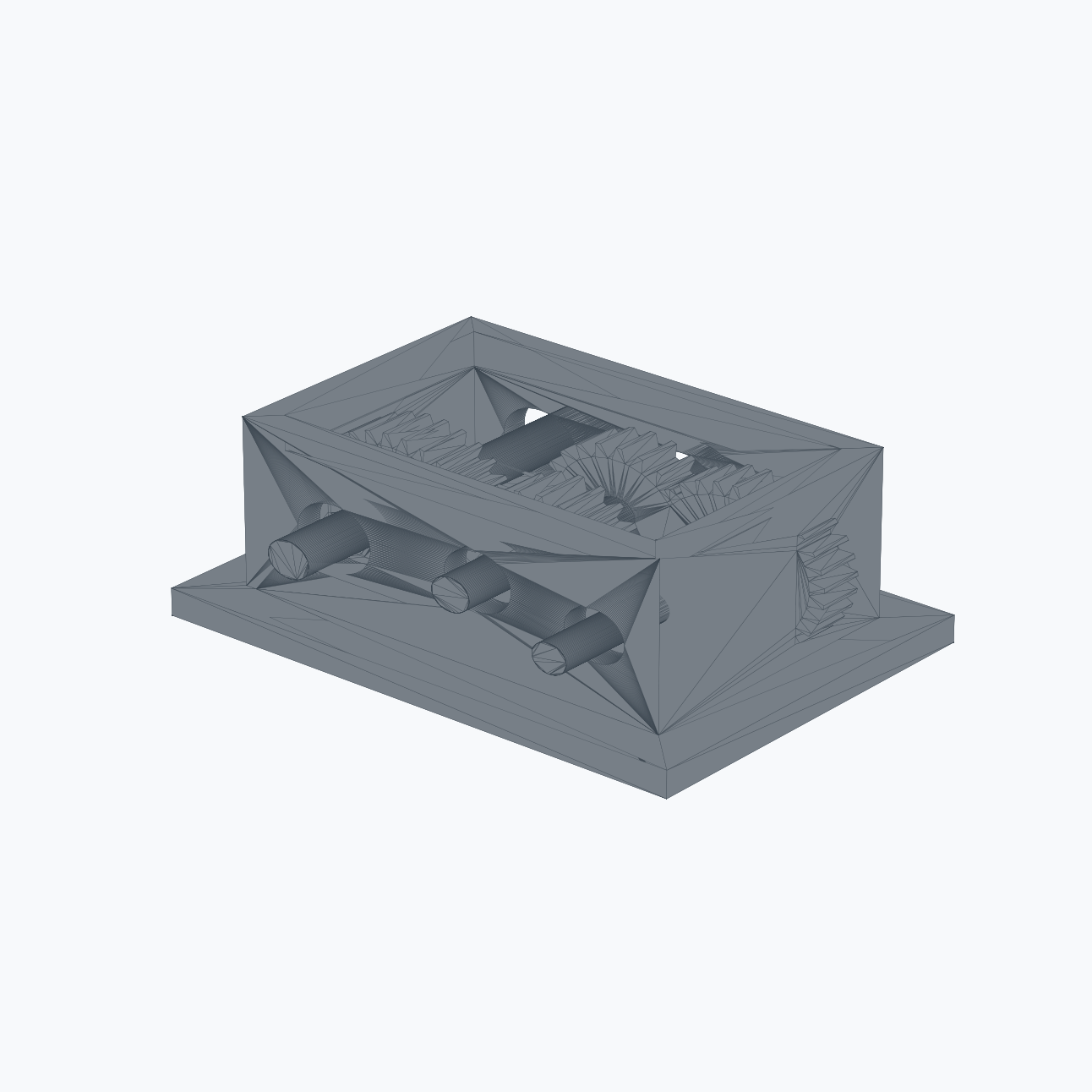 Mechanical gearbox assembly concept